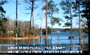 Lake Martin, AL summer vacationing