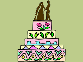 elaborate wedding cake