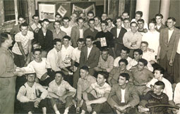 Enlistment group at Recruiting Center; August 28, 1946