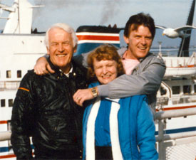 Seattle: David with parents, Robert and Dotty Garretson