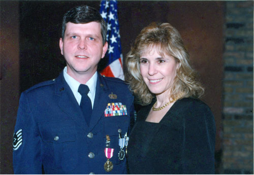 Stan's Retirement; January, 1996; Stan with wife Carma