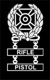 Expert Rifle and Expert Pistol Badges